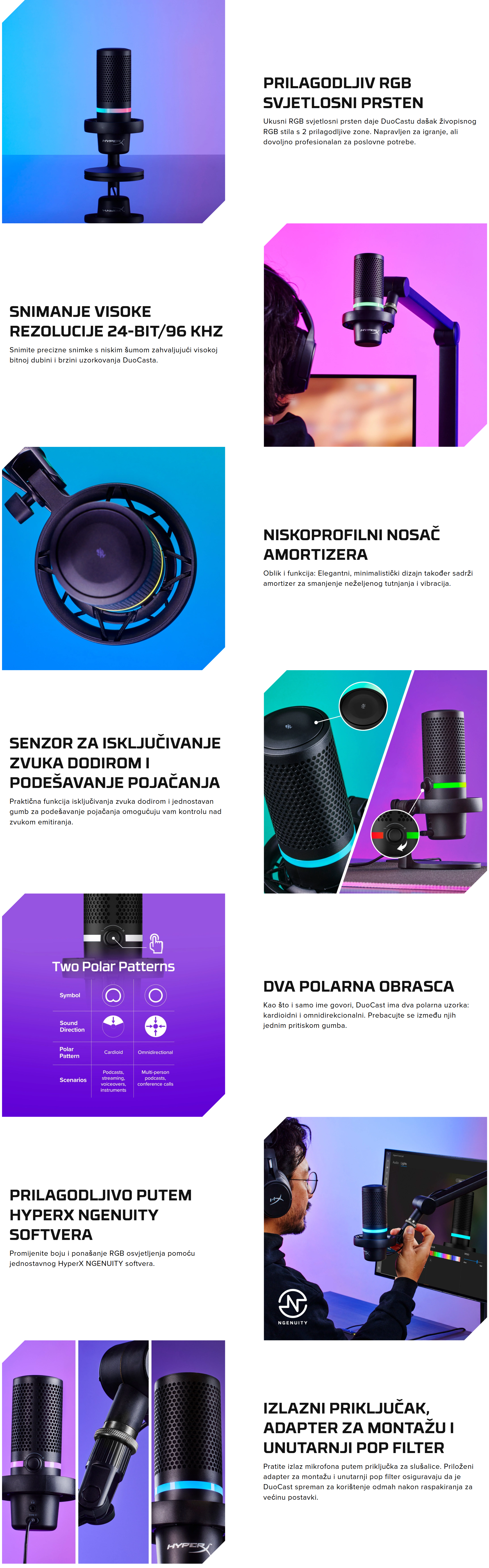 HyperX DuoCast RGB opis